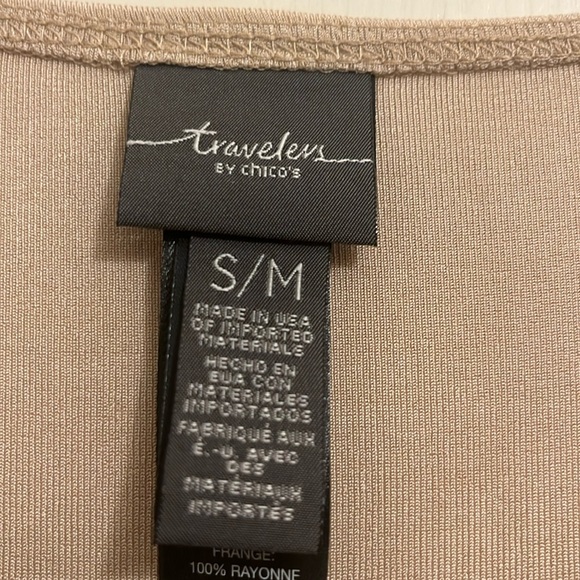 Chico’s Travelers Fringe top NWT - Picture 3 of 4